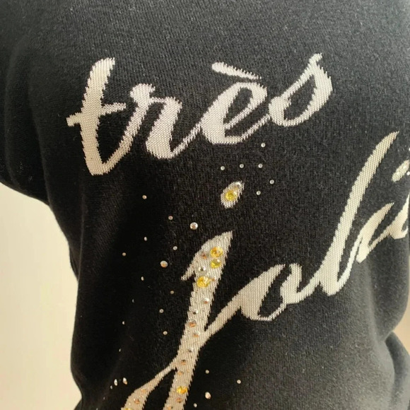 White House Black Market ‘Tres Jolie’ Knit Top - Picture 3 of 4